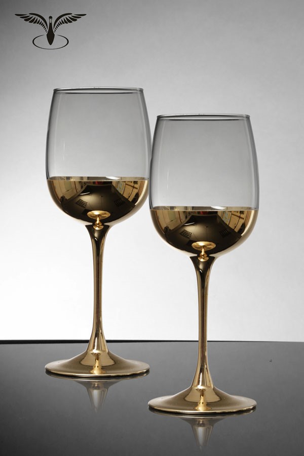 לחיצה להגדלת תמונה זוג גביעי יין 420 מ